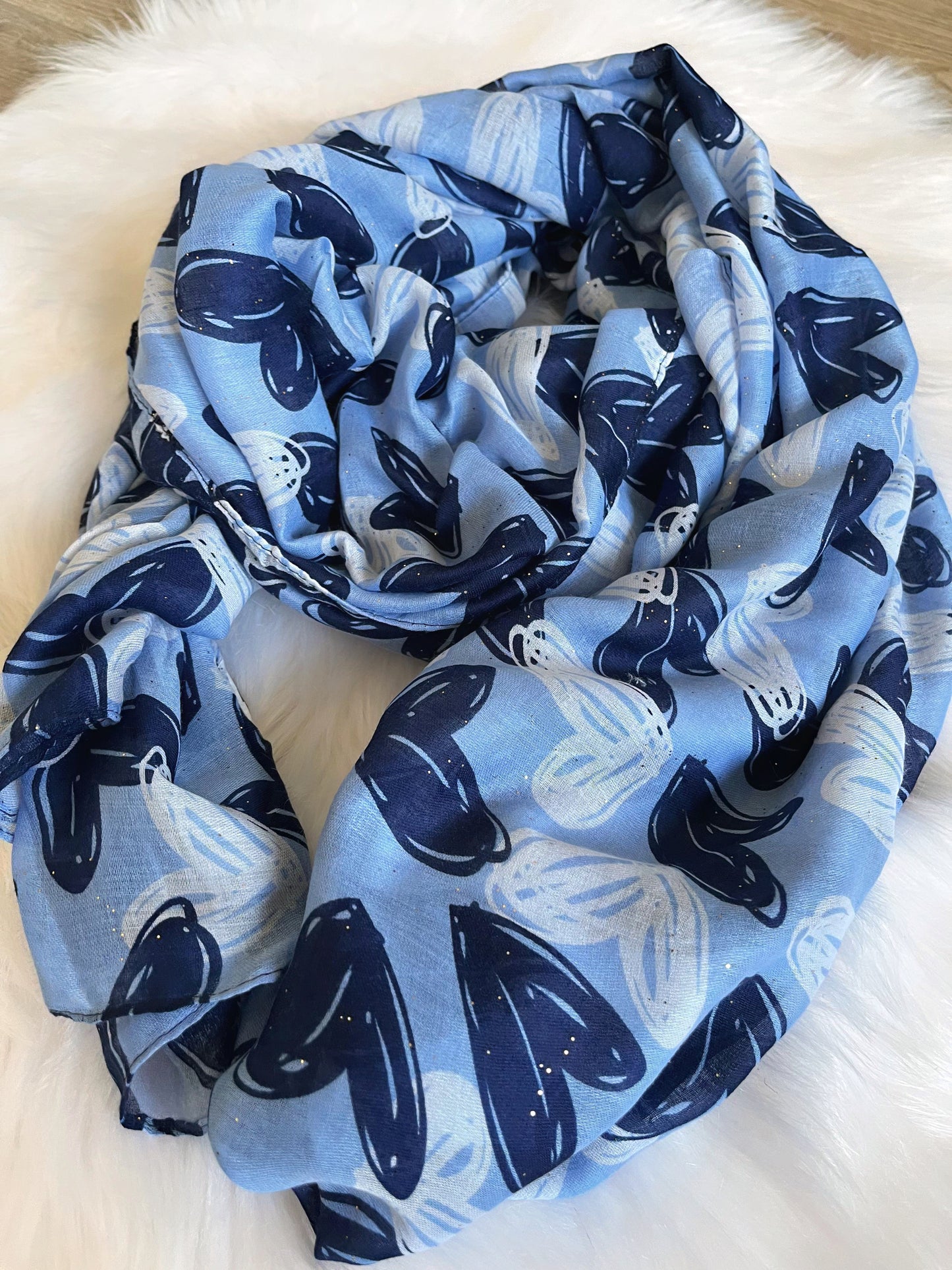 Foulard coeur