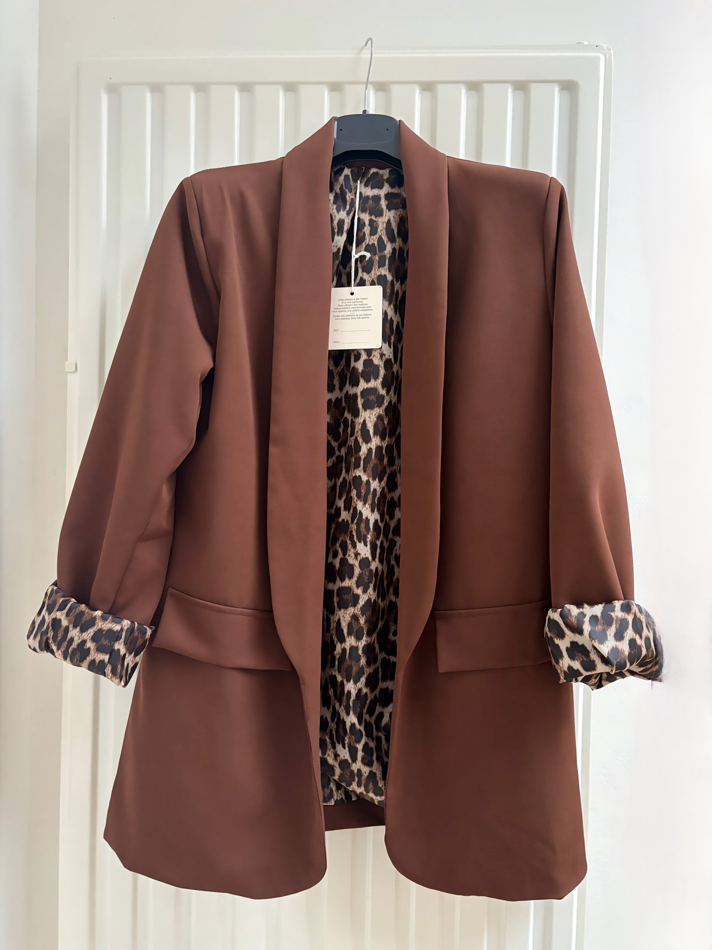 Blazer Léopard marron